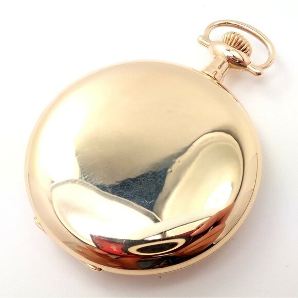 Vintage Howard 14k Yellow Gold 46mm 17j Pocket Watch c. 1920​ - Picture 5 of 6